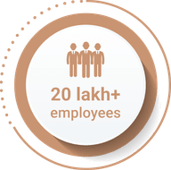 20 Lakh+ employees
